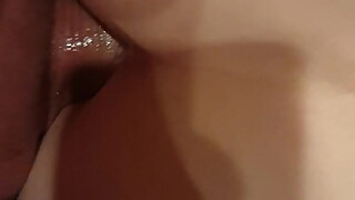 Homemade Bbw super tight anal by fat chode cock Close up