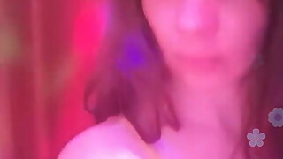 white chick playing on live infront of her husband 2