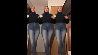 Hijabi belly dancer fap challenge