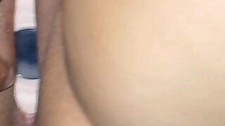 wife taking big butt plug in pussy