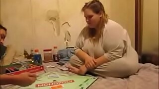 Fat Bitch Loses Monopoly Game and Gets Breeded as a result